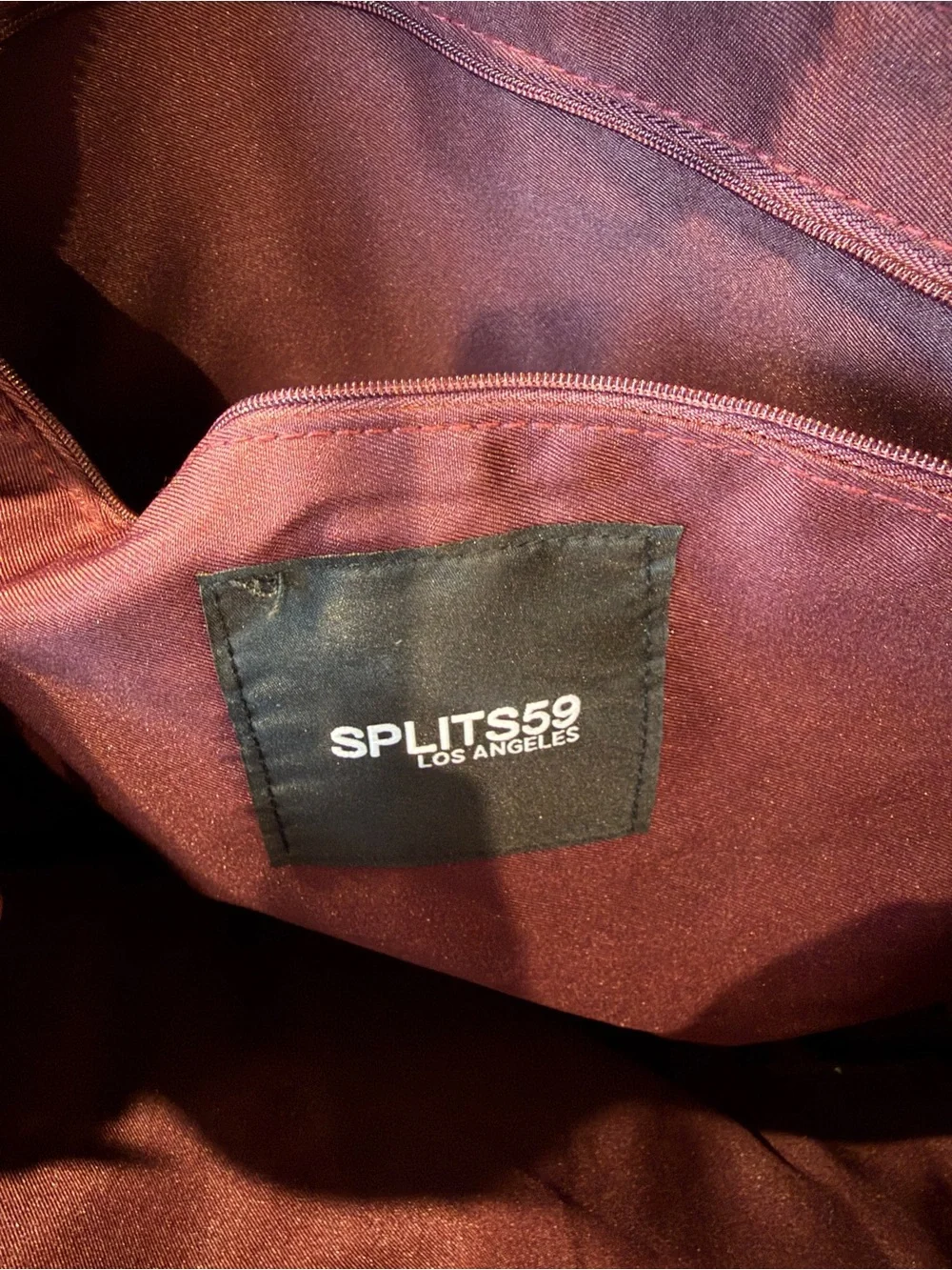 Splits59 Quilted Tote in Deep Burgundy